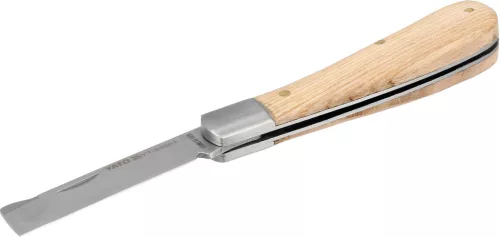 YATO Oltókés szemzéshez és gyümölcsfák oltásához, összecsukható, 63 mm-es rozsdamentes acél pengével (YT-88561)