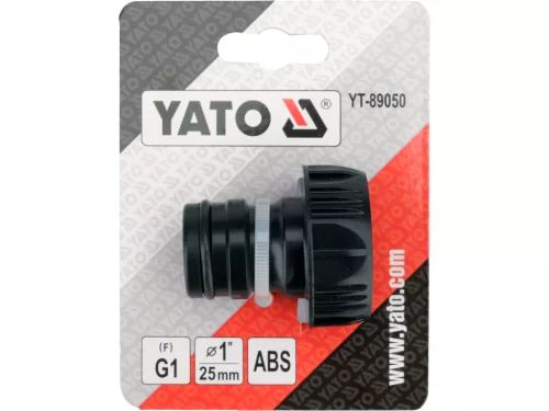 YATO Kerti csapcsatlakozó 1”, nagy átfolyású tömlő adapter (YT-89050)