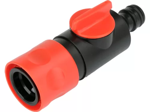 YATO Szelepes gyorscsatlakozó 1/2” locsolótömlőhöz, átfolyásszabályzóval (YT-89076)