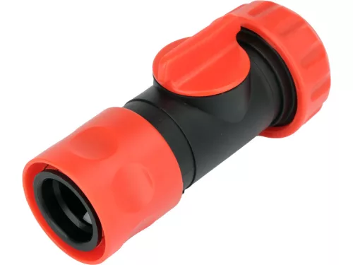 YATO Szelepes gyorscsatlakozó 1/2” locsolótömlőhöz, átfolyásszabályzással (YT-89077)