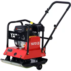   YATO Lapvibrátor egyirányú kivitelben, Loncin G200F benzinmotorral, 20 kN, 550 × 440 mm (YT-90307)