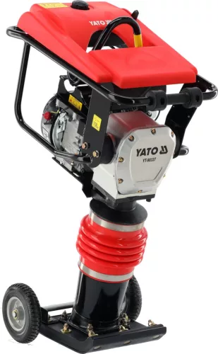 YATO Döngölőbéka / vibrációs döngölő 10 kN, Loncin 196 cm³ motorral, 80 kg (YT-90337)