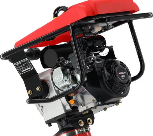 YATO Döngölőbéka / vibrációs döngölő 10 kN, Loncin 196 cm³ motorral, 80 kg (YT-90337)