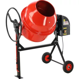   YATO Betonkeverő 180 literes dobbal, 800 W, réztekercselésű motorral, öntöttvas fogaskoszorúval (YT-90603)